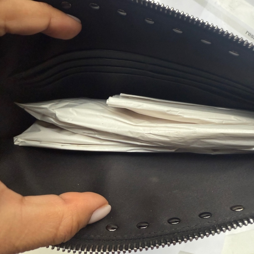 Valentino Black Wristlet with Black Studs - Picture 12 of 12